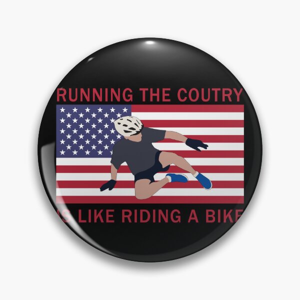 Item preview, Joe Biden falls off his bike designed and sold by ValentinaHramov.