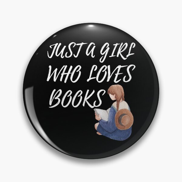Item preview, Camiseta Just a Girl Who Loves Books designed and sold by Goodmoodteesign.