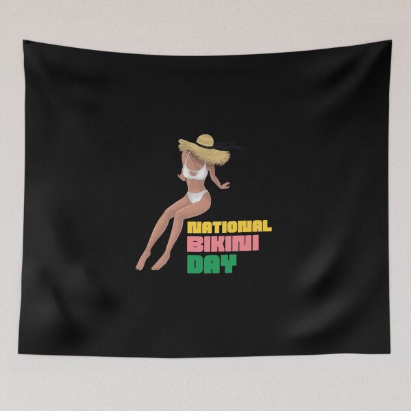 Aperçu de l'œuvre Chemise graphique de la Journée nationale du bikini créée et vendue par WilkDesign.