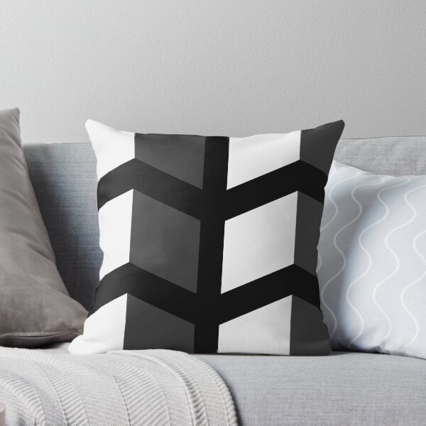 Item preview, MODERN STYLISH TRENDY SIMPLE BLACK AND WHITE ZIG ZAG ARROWS designed and sold by Aszietdesigns.