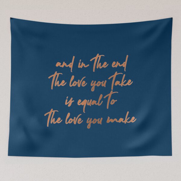 Item preview, the love you take is equal to the love you make   designed and sold by LoyalFamiliarA.