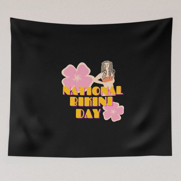 Item preview, National Bikini Day Graphic Shirt designed and sold by WilkDesign.