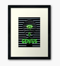Genius Framed Print