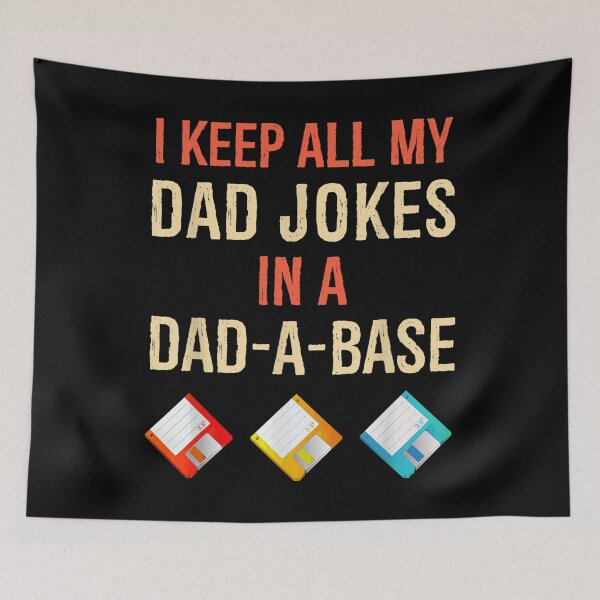 Item preview, I Keep All My Dad Jokes In A Dad-A-Base Vintage Father Day  designed and sold by FidelmaShop.