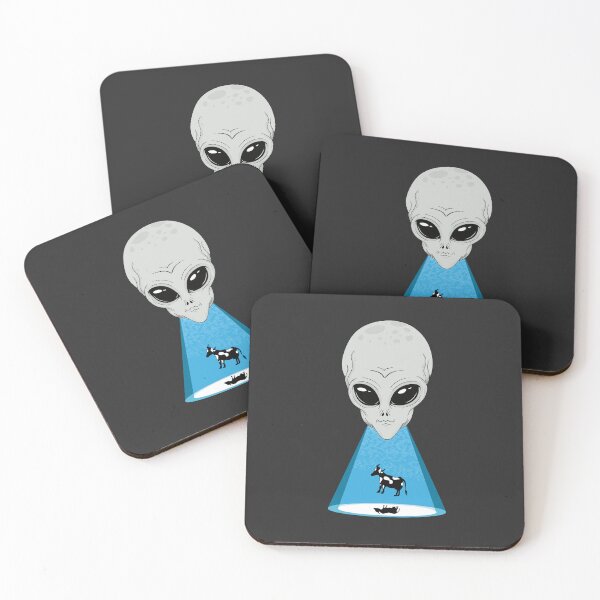 Item preview, UFO Cow Abduction designed and sold by Mariia Berezhna.
