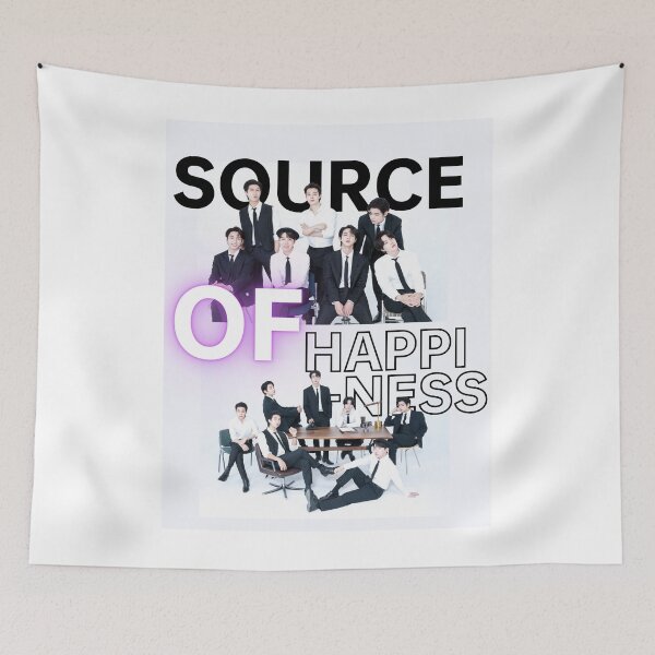 Item preview, Source of Happiness Group Photo Fan art Design designed and sold by SiriusCelestial.