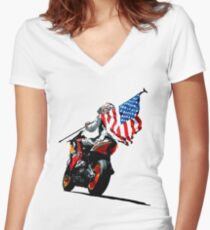 Camiseta entallada de cuello en V el niño kentucky