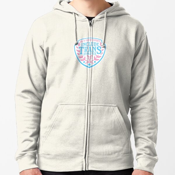 Include Trans Athletes - Pride Zipped Hoodie