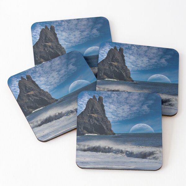 Item preview, Moon rising over Dyrhólaey,  Iceland designed and sold by Hans Peðer Alfreð .