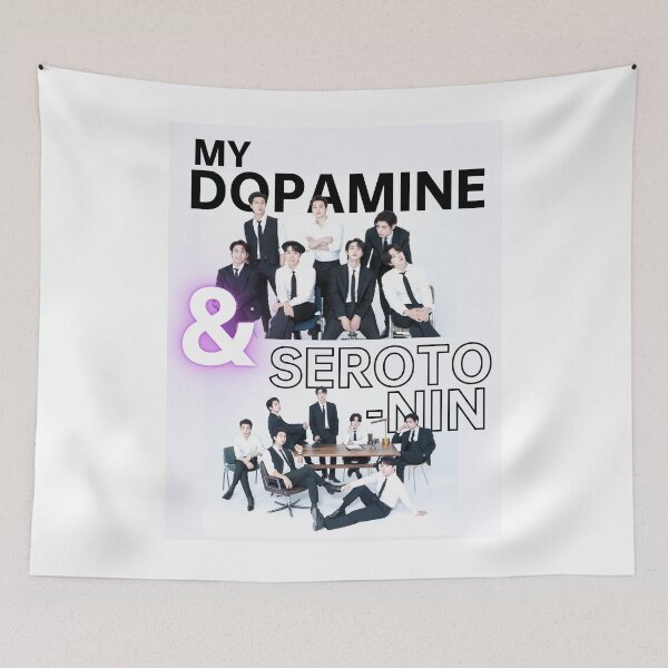 Item preview, Dopamine & Serotonin Group Photo Fan art Design designed and sold by SiriusCelestial.
