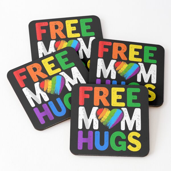Item preview, Gay Lesbian Pride Rainbow Proud Mom LGBT Flag Free Mom Hugs Tank Top designed and sold by DieterShop.