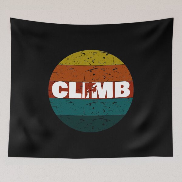 Item preview, Climb Vintage Retro Gifts designed and sold by rachidhaz.
