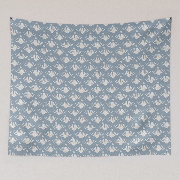 Item preview, Strokes - Aleutian Blue + White designed and sold by NolkDesign.