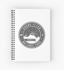 Grand Teton Nationalpark Logo Spiralblock