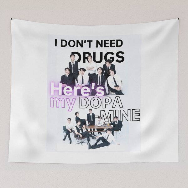 Item preview,  I don't need drugs Here's My Dopamine & Serotonin Photo Fan art Design designed and sold by SiriusCelestial.