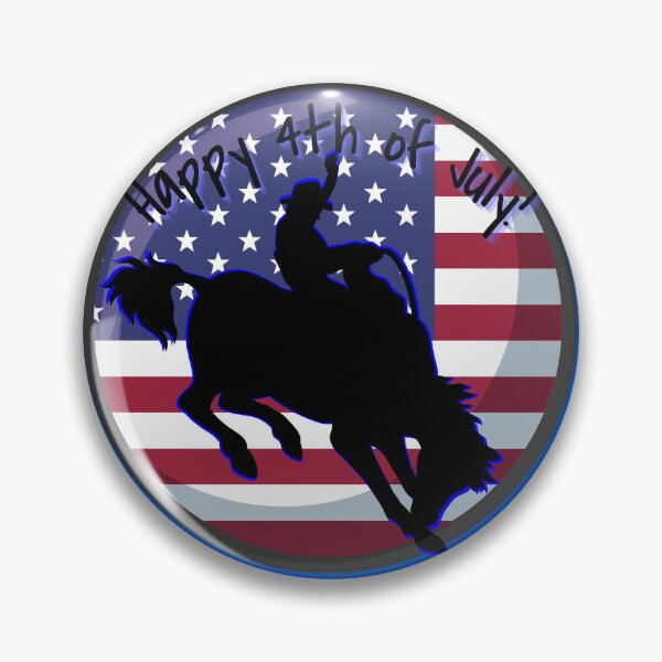 Item preview, Happy 4th of July Rodeo Cowboy  designed and sold by Willyboy16.