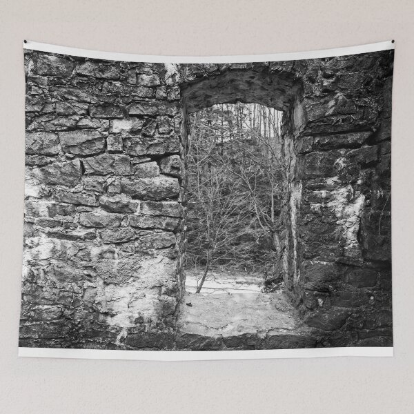 Item preview, Through The Ruins Of the Old Mill - 3 - Monochrome © designed and sold by © Hany G. Jadaa © Prince John Photography.