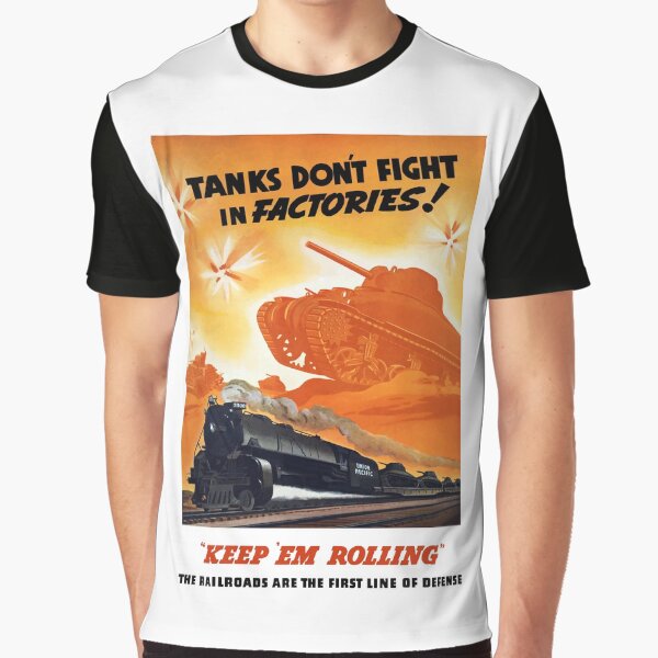 Vista previa del artículo con la obra « "Los tanques no luchan en las fábricas», diseñado y vendido por warishellstore.