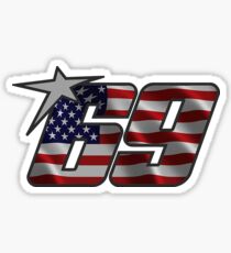 69 of usa Sticker