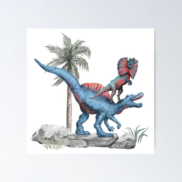 Item preview, Watercolor Dinosaur Friends designed and sold by DearSunny.