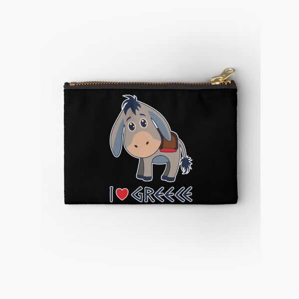 Item preview, 'I love Greece' Cute Donkey designed and sold by Happy Puppy Print On Demand.