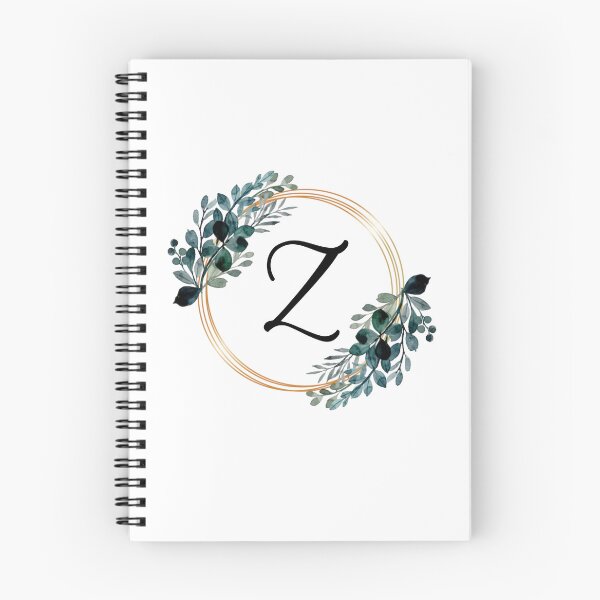 Item preview, Monogram Letter Z | Laurels with Gold Borders designed and sold by JustSeasons.