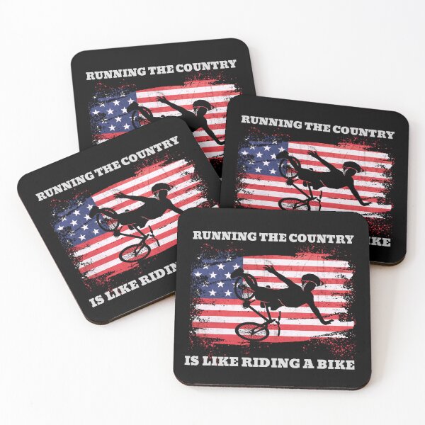 Item preview, Running The Country Is Like Riding A Bike Funny Biden designed and sold by LUX2Boutique ★★★★★.