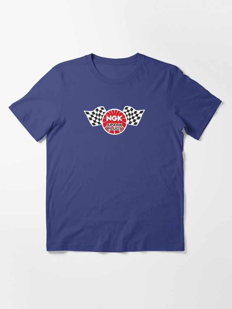 NGK Spark Plugs vintage checkered flag