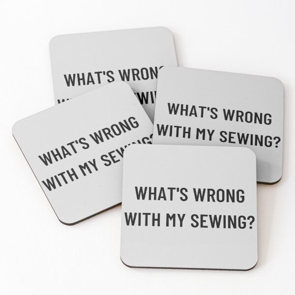 Item preview, What's wrong with my sewing? designed and sold by Spiffle.