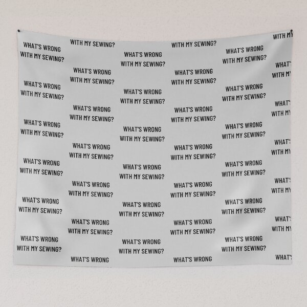 Item preview, What's wrong with my sewing? designed and sold by Spiffle.