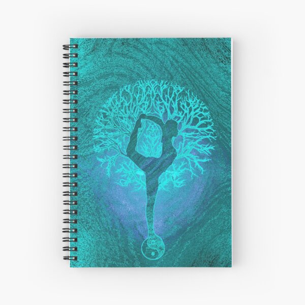 Tree of Life Yoga Spiral Notebook