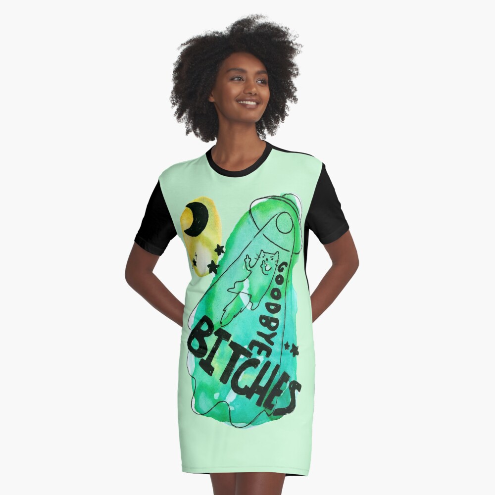 Item preview, Graphic T-Shirt Dress designed and sold by SaradaBoru.
