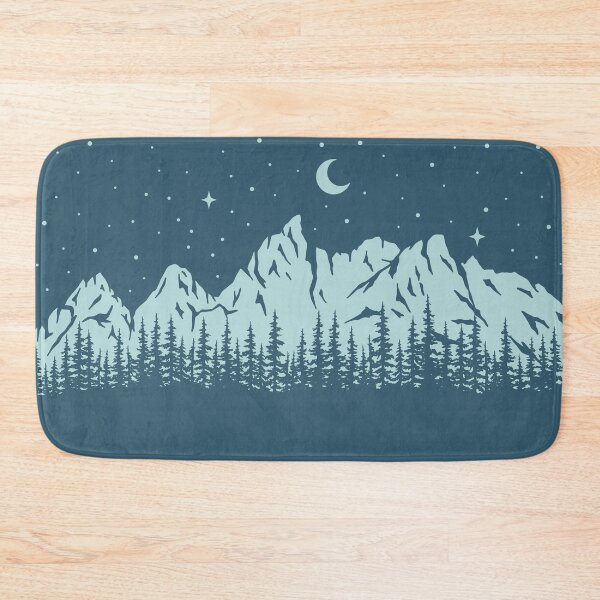Item preview, Nighttime Hike (Blue) designed and sold by Sarah Lumley.