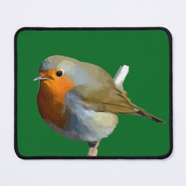 Item preview, Red Breasted Christmas Robin Vector Art designed and sold by taiche.