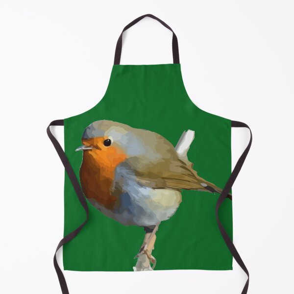 Item preview, Red Breasted Christmas Robin Vector Art designed and sold by taiche.