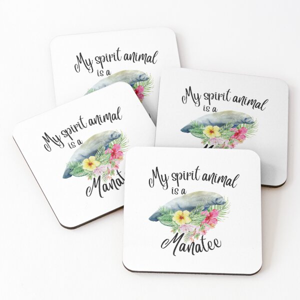 Item preview, My spirit animal is a Manatee designed and sold by Jennykies.
