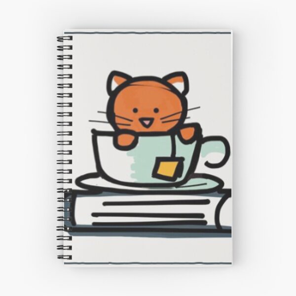 Item preview, Cats Coffee and Books designed and sold by AmandaGJ9t3.