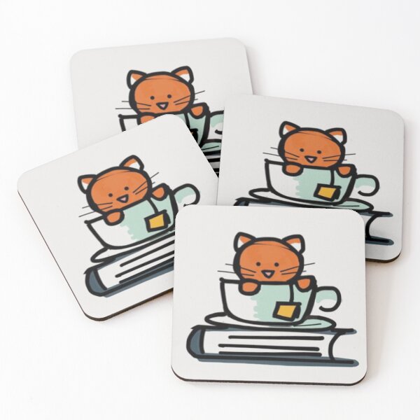 Item preview, Cats Coffee and Books designed and sold by AmandaGJ9t3.