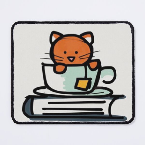 Item preview, Cats Coffee and Books designed and sold by AmandaGJ9t3.