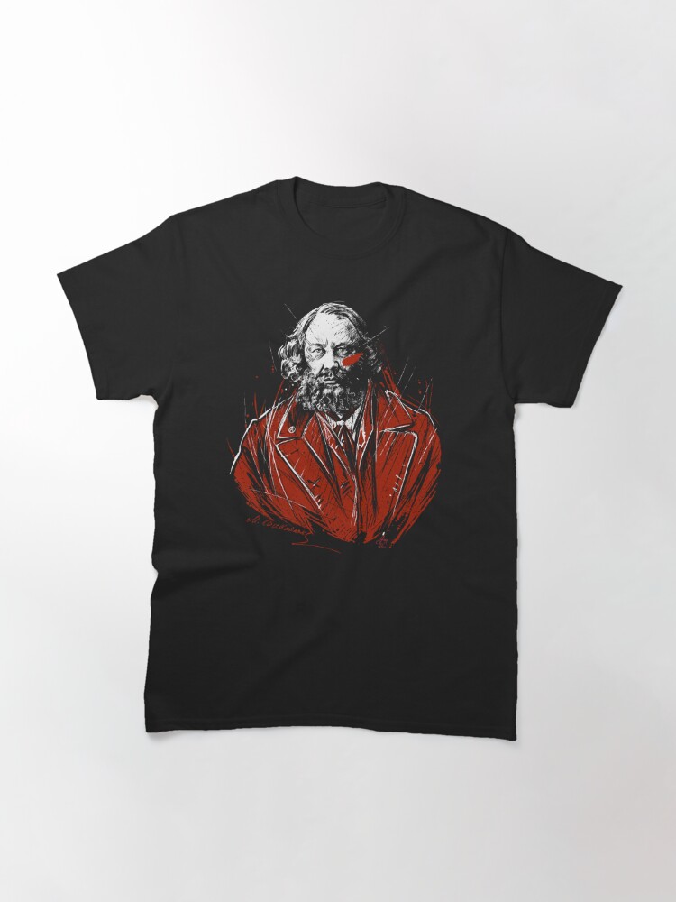 Thumbnail 2 of 7, Classic T-Shirt, Mikhail Bakunin designed and sold by Grégory Lê.