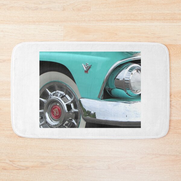 Item preview, 1955 Ford Fairlane Hotrod with Cadillac Hubcaps designed and sold by RustedStudio.
