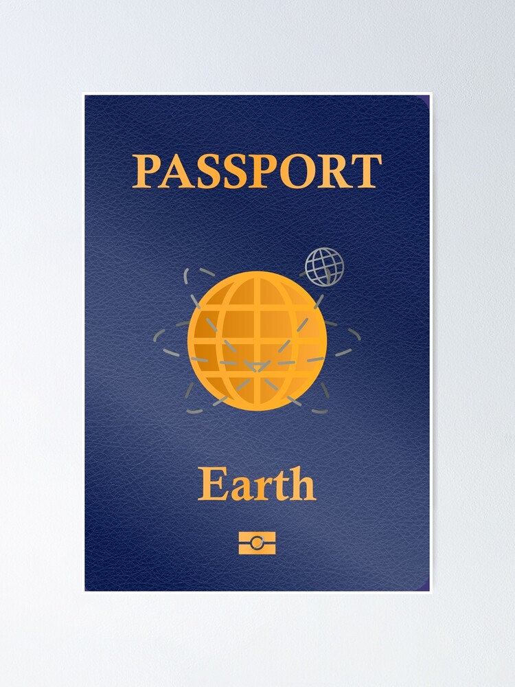 Passport - Earth - Blue