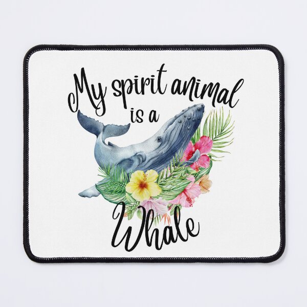 Item preview, My spirit animal is a Whale  designed and sold by Jennykies.