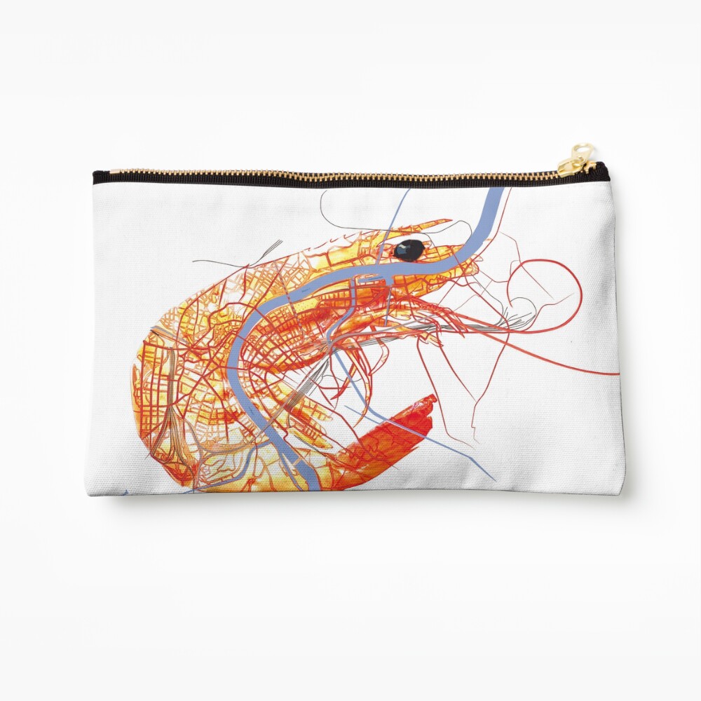 Basel Citymap Artwork | SHRIMP Täschchen