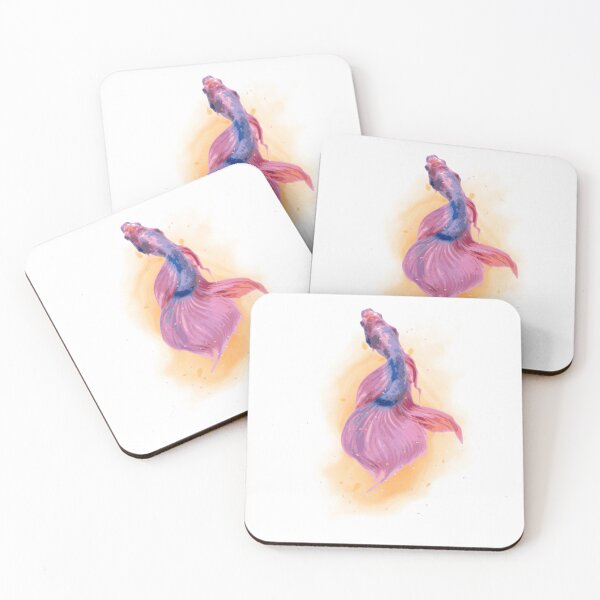 Item preview, WaterColor Siamese Fighting Fish  designed and sold by OnigiriDoctor.