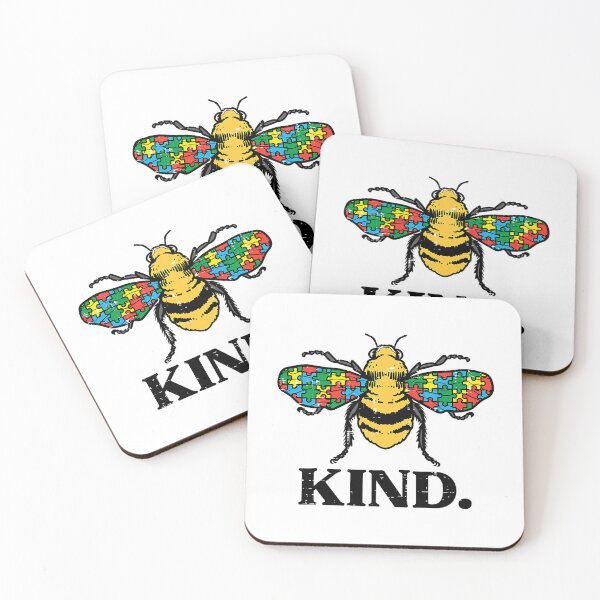 Item preview, Bee Kind Puzzle Cute Autism Awareness Acceptance Autistic designed and sold by HaaChris-Artis.