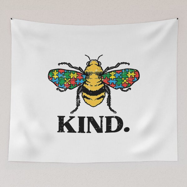 Item preview, Bee Kind Puzzle Cute Autism Awareness Acceptance Autistic designed and sold by HaaChris-Artis.