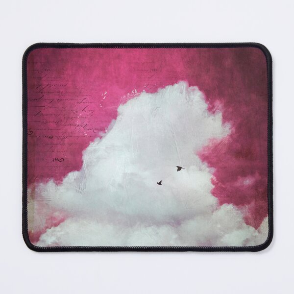 Item preview, the Cloud - bright pink sky version designed and sold by Dyrk Wyst Redbubble Shop.
