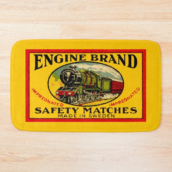Item preview, ENGINE BRAND SAFETY MATCHES designed and sold by ThrowbackAds.