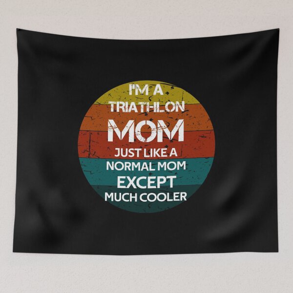 Item preview, i'm a Triathlon Mom Vintage Retro Gifts designed and sold by rachidhaz.
